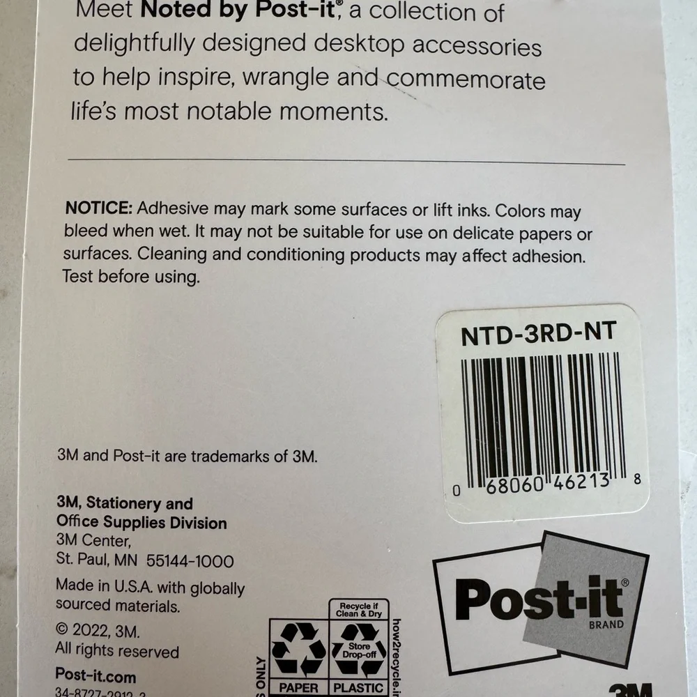NWT Post-It Assortment of FIVE Packages Post-It Sticky Notes Mini Notes
